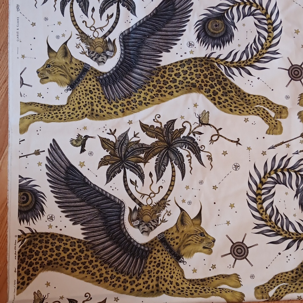 WILDERIE BY EMMA J SHIPLEY FOR Clarke and Clarke,Fabric 3 yds